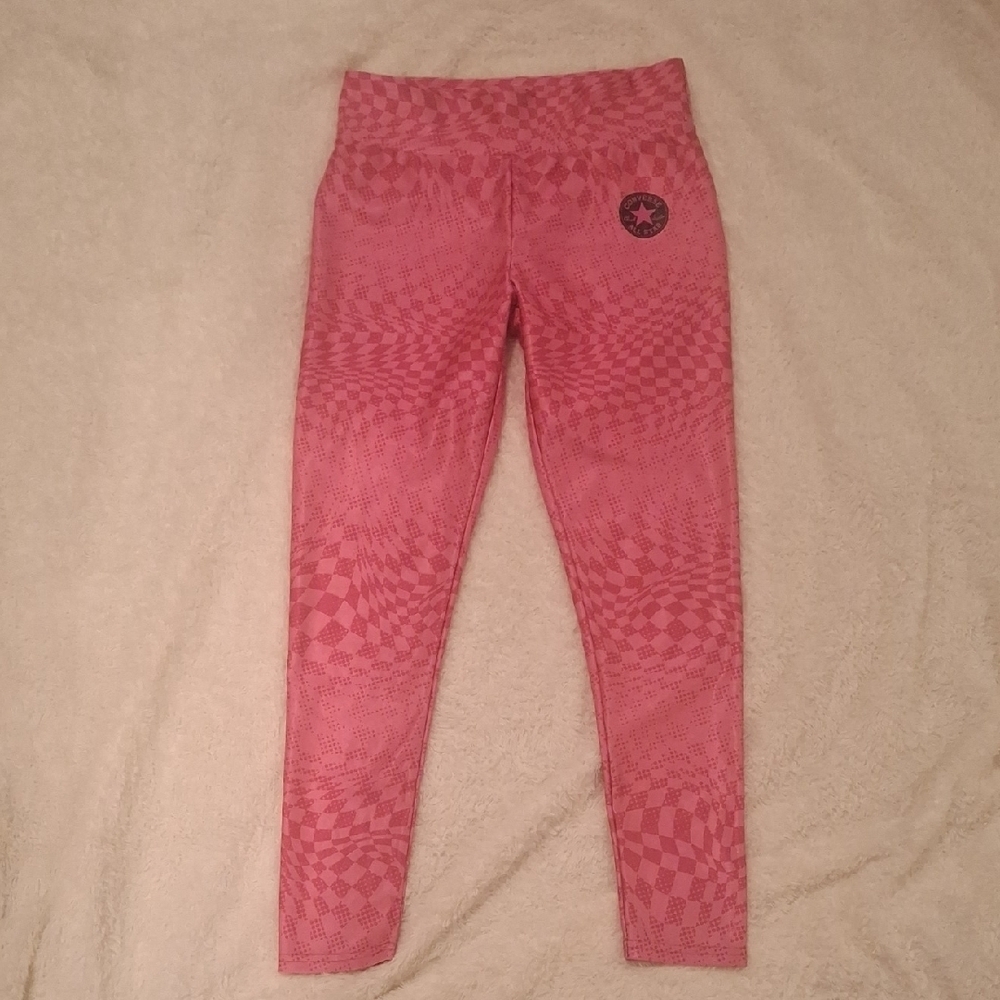 Converse Pink Geometric Leggings